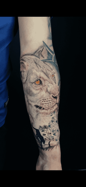 Tatuaje tigre realismo