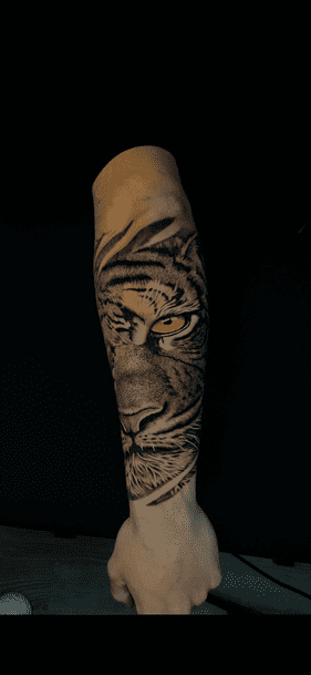 Tatuaje tigre realismo