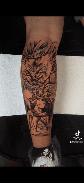 Tatuaje Gohan anime